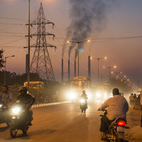 Kohlekraftwerk Ramagundam Smog